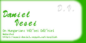 daniel vesei business card